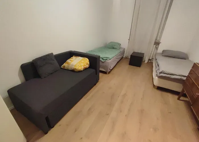 Apartamento 3 Floor Xxl House, 7 Rooms, 2 Kitchen, 15 Minutes To Frankfurt, Washing Machine *