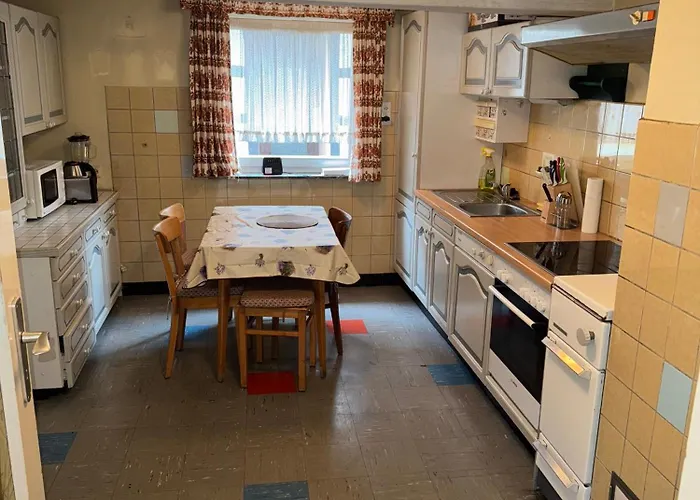 3 Floor Xxl House, 7 Rooms, 2 Kitchen, 15 Minutes To Frankfurt, Washing Machine *